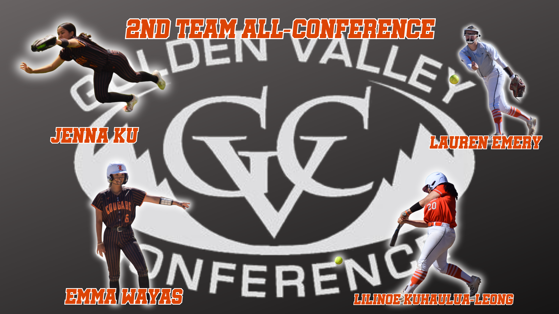 Four Cougars Earn Second Team All-Conference Honors